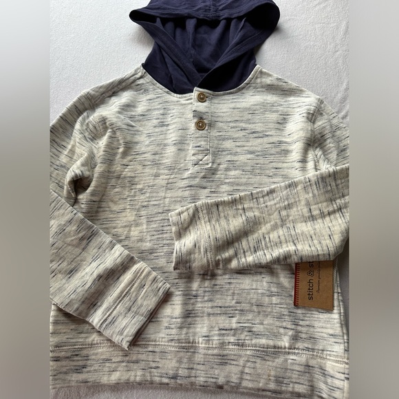 NWT Stitch & Stone Henley Hoodie - Picture 2 of 5